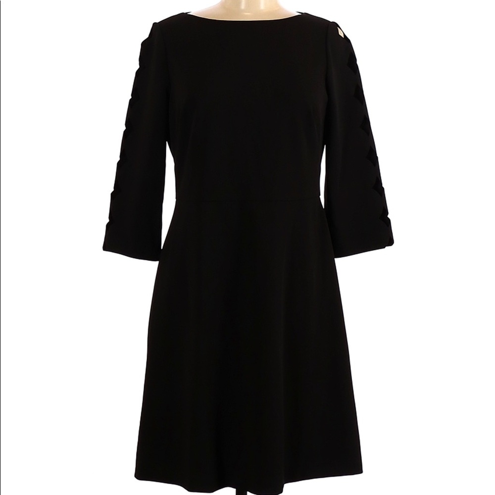 Vince Camuto A-Line Dress with Diamond Arm Detail